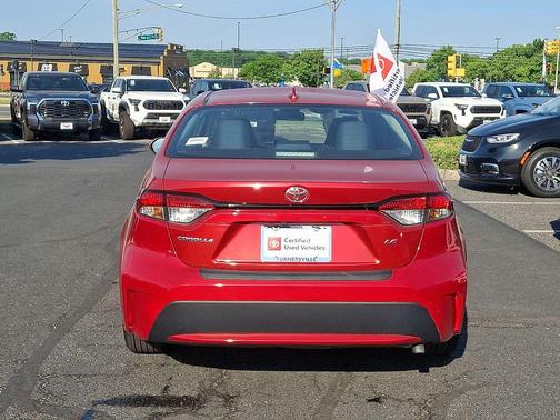 Barcelona Red Metallic 2020 Toyota Corolla LE