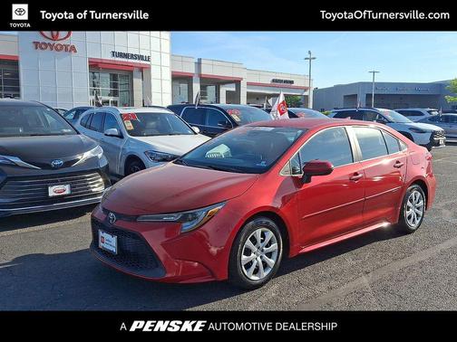 Barcelona Red Metallic 2020 Toyota Corolla LE