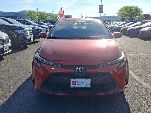 Barcelona Red Metallic 2020 Toyota Corolla LE