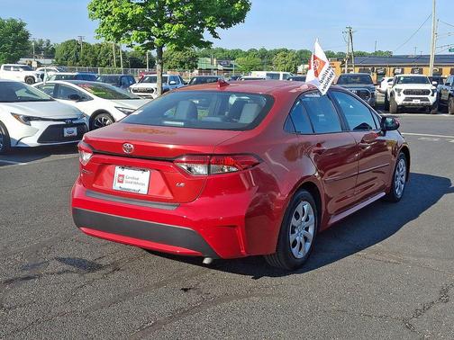 Barcelona Red Metallic 2020 Toyota Corolla LE