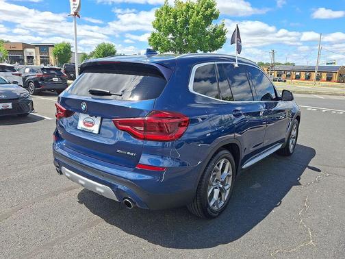 Phytonic Blue Metallic 2021 BMW X3 xDrive30i