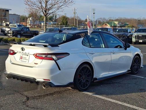 Wind Chill Pearl/Midnight Black Metallic 2021 Toyota Camry TRD