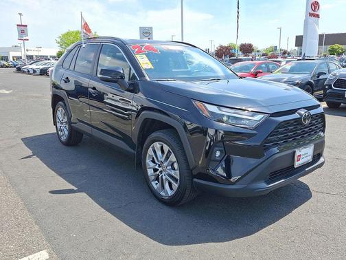 Midnight Black Metallic 2024 Toyota RAV4 XLE Premium