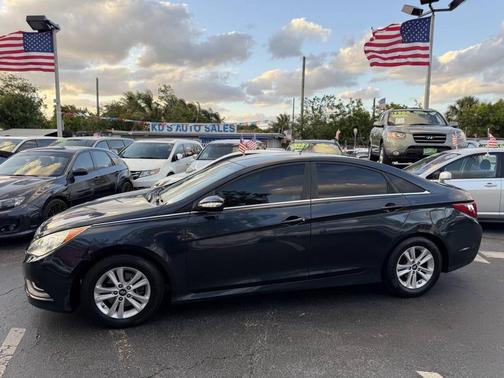 Blue 2014 Hyundai SONATA GLS