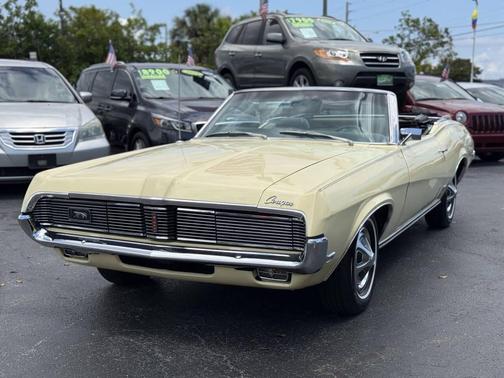 Yellow 1969 Mercury Cougar