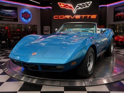Blue 1974 Chevrolet Corvette Base