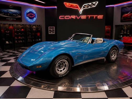 Blue 1974 Chevrolet Corvette Base