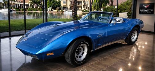 Blue 1974 Chevrolet Corvette Base