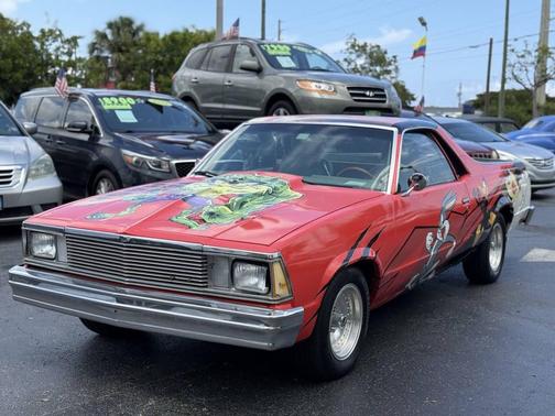 Red 1980 Chevrolet El Camino Base