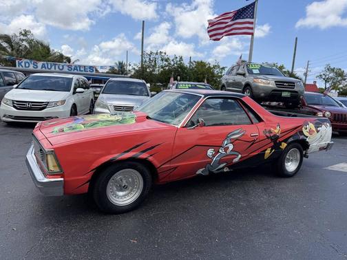 Red 1980 Chevrolet El Camino Base