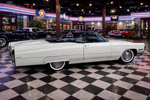 White 1967 Cadillac DeVille Base