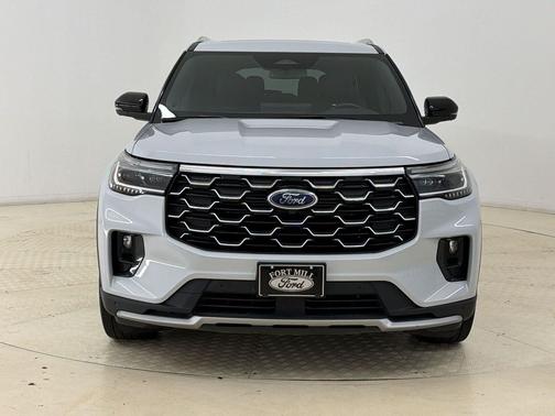 SPACE WHITE METALLIC 2025 Ford Explorer Platinum