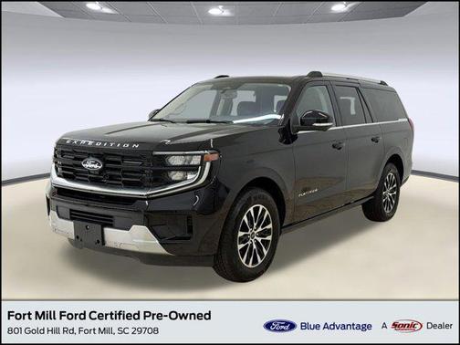 AGATE BLACK METALLIC 2025 Ford Expedition Max Platinum