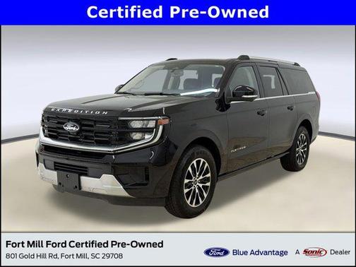 AGATE BLACK METALLIC 2025 Ford Expedition Max Platinum