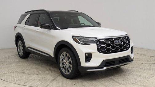 STAR WHITE MET TRI-COAT 2026 Ford Explorer Platinum
