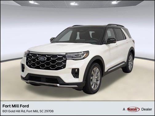 STAR WHITE MET TRI-COAT 2026 Ford Explorer Platinum