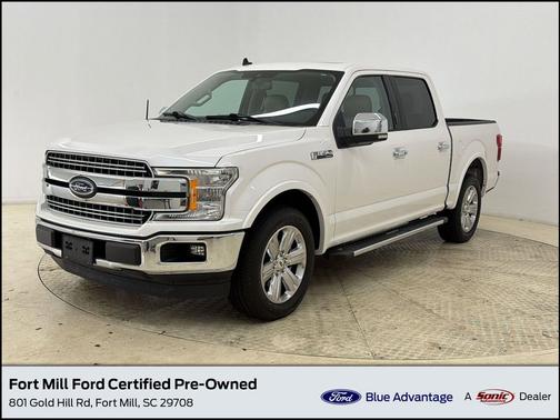 WHITE PLATINUM METALLIC TC 2019 Ford F-150 Lariat