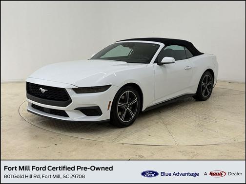 Oxford White 2025 Ford Mustang EcoBoost Premium