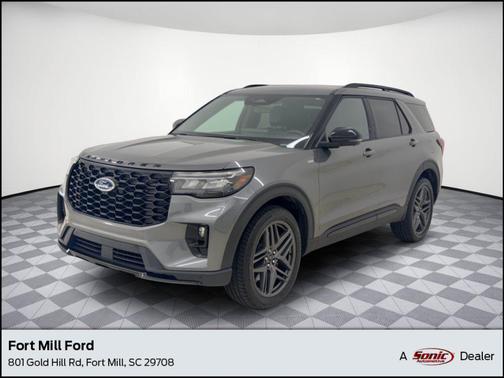 Carbonized Gray Metallic 2025 Ford Explorer ST-Line