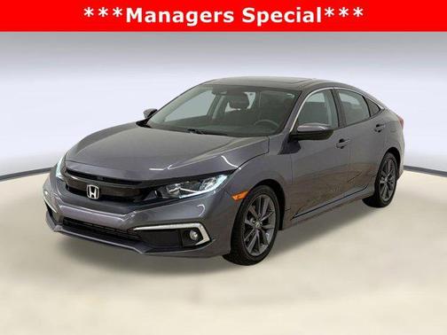 Modern Steel Metallic 2021 Honda Civic EX