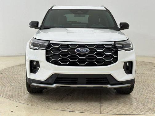 STAR WHITE MET TRI-COAT 2026 Ford Explorer Platinum