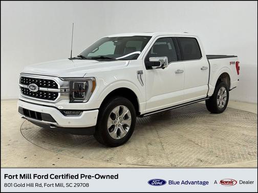 STAR WHITE METALLIC TRICOAT 2023 Ford F-150 Platinum