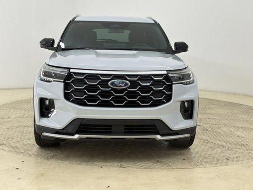 SPACE WHITE METALLIC 2026 Ford Explorer Platinum