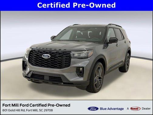CARBONIZED GRAY METALLIC 2025 Ford Explorer ST-Line