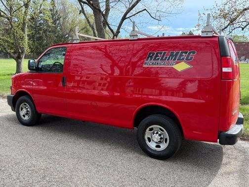 Red 2021 Chevrolet Express 3500 Work Van