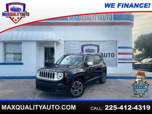 Black 2016 Jeep Renegade Limited