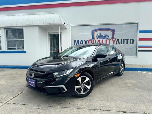 Crystal Black Pearl 2020 Honda Civic LX