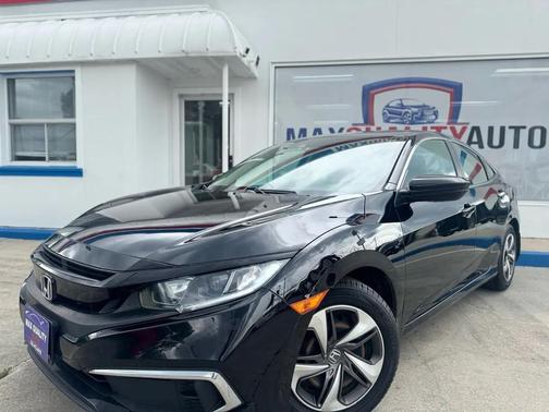 Crystal Black Pearl 2020 Honda Civic LX