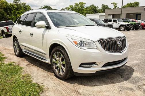 White Frost Tricoat 2016 Buick Enclave Leather