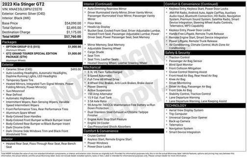 2023 Kia Stinger GT2