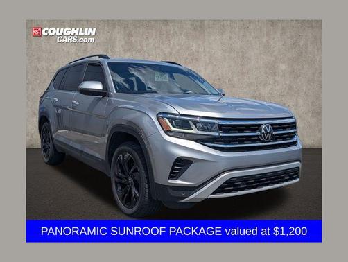 Silver Metallic 2023 Volkswagen Atlas 3.6L SE w/Technology
