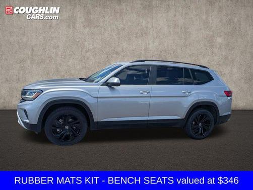 Silver Metallic 2023 Volkswagen Atlas 3.6L SE w/Technology