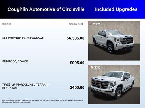 Summit White 2025 GMC Sierra 1500 SLT