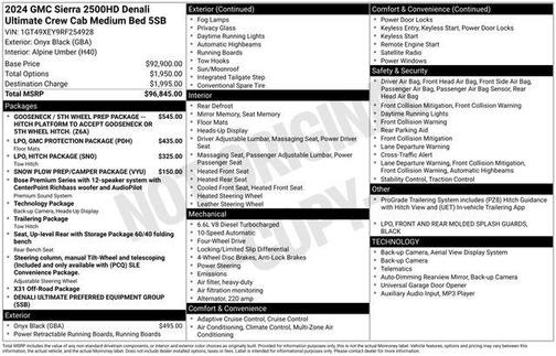 2024 GMC Sierra 2500 Denali Ultimate