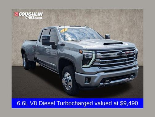 Sterling Gray Metallic 2024 Chevrolet Silverado 3500 High Country