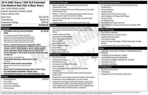 2013 GMC Sierra 1500 SLE1