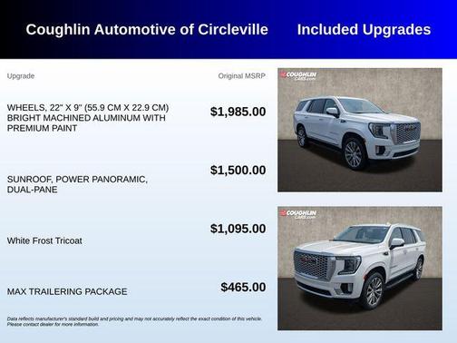 White Frost Tricoat 2022 GMC Yukon Denali