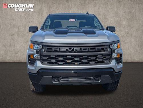 Sterling Gray Metallic 2026 Chevrolet Silverado 1500 Custom Trail Boss