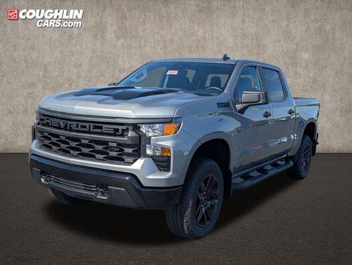 Sterling Gray Metallic 2026 Chevrolet Silverado 1500 Custom Trail Boss