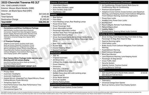 2023 Chevrolet Traverse RS
