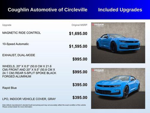 Rapid Blue 2023 Chevrolet Camaro 2SS