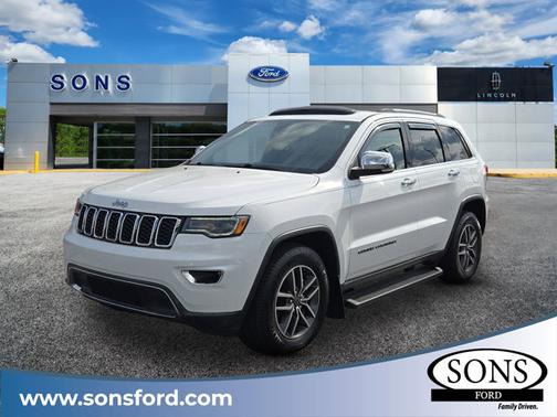 Bright White Clearcoat 2019 Jeep Grand Cherokee LIMITED SUV