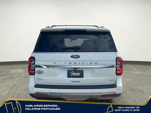 Star White Metallic Tri-Coat 2022 Ford Expedition Max King Ranch