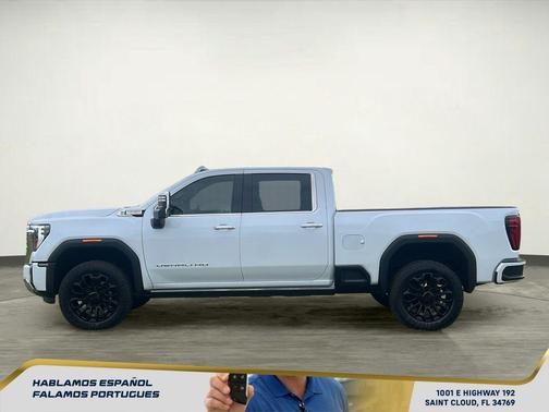 Glacier White Tricoat 2026 GMC Sierra 2500 Denali