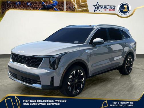 Wolf Gray 2025 Kia Sorento EX