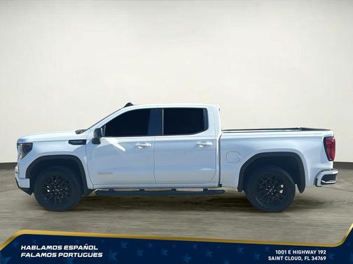Summit White 2025 GMC Sierra 1500 Elevation